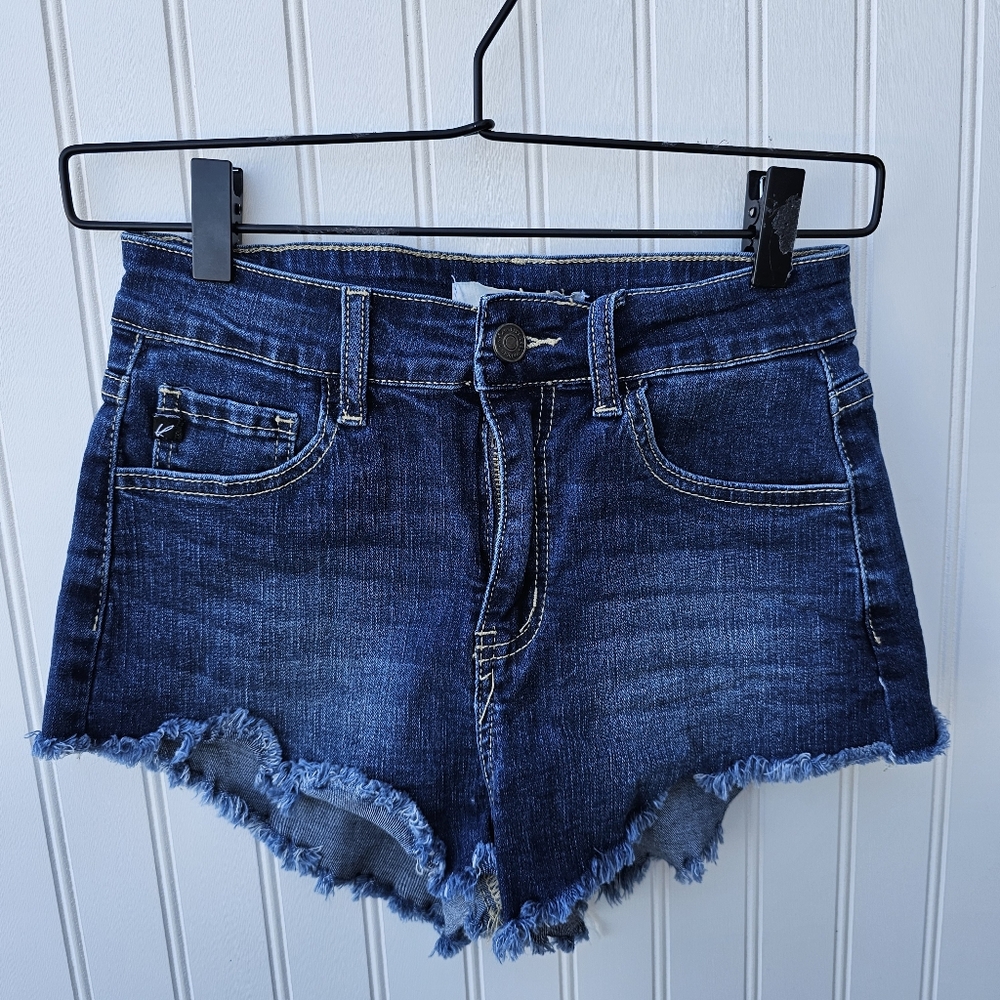KanCan Dark Blue Jean Shorts